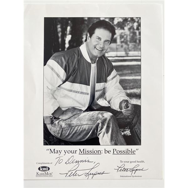 Mission: Impossible Peter Lupus signed photo