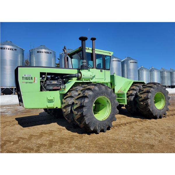 1981 Steiger Tiger ST450, 3408 Cat, 3112 orig. hrs., 6 spd Allison auto, All Original, Forestry spec