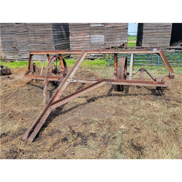 Crazy Harrows, steel wheels, approx. 14 ft. Located at 23012 Twp 604, North West of Thorhild. Viewin