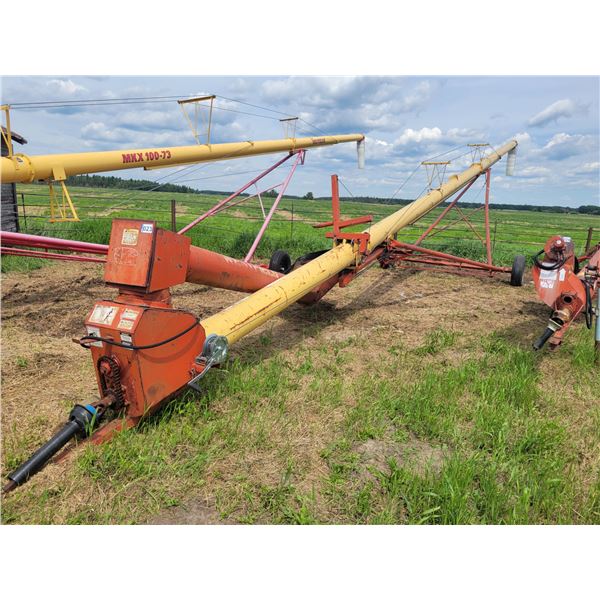 Westfield MK 100 x 10 inch, PTO, parts missing, SN. 79227. Located at 23012 Twp 604, North West of T