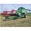 Image 1 : JD 7721 Pull Type Combine, hyd. PTO, Goodyear 23.1-20 rubber on 20 inch rims. Located at 23012 Twp 6