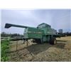 Image 4 : JD 7721 Pull Type Combine, hyd. PTO, Goodyear 23.1-20 rubber on 20 inch rims. Located at 23012 Twp 6