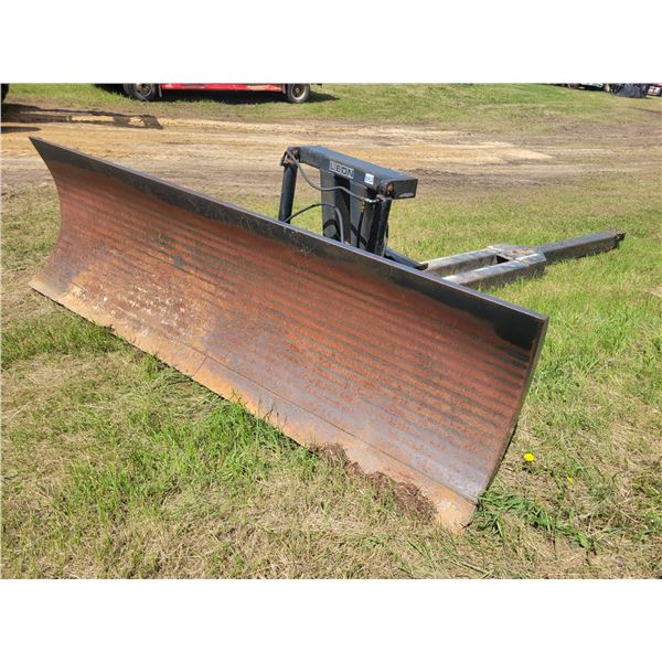 10 ft Leon 30, 4 way dozer, without mount. S/N not visible. The Estate of Clarence Ewasiw, Located a