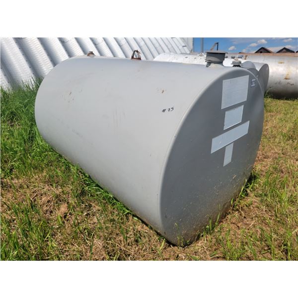 6 x 4ft steel fuel tank. Located at 23012 Twp 604, North West of Thorhild. Viewing is July 4th, 5th