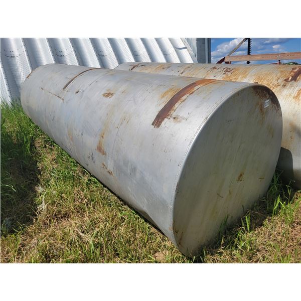 12ft X 4ft fuel tank. Located at 23012 Twp 604, North West of Thorhild. Viewing is July 4th, 5th & 6