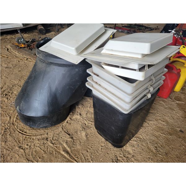 Auger, discharge covers, roof vent cover.   Located at 23012 Twp 604, North West of Thorhild. PH Glo