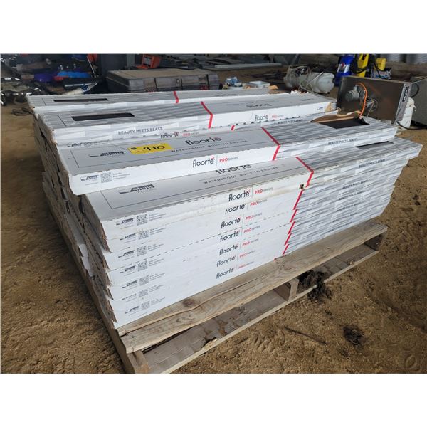 Vinyl plank flooring (new) 7" x 48". Approx 870 sq of flooring. 46 units.   Located at 23012 Twp 604