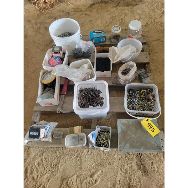 Qty of nails and screws.   Located at 23012 Twp 604, North West of Thorhild. PH Gloria (780) 217-603