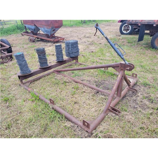 3pt hitch, homemade wire stretcher/feed for fencing.   Located at 23012 Twp 604, North West of Thorh
