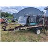 Image 1 : Lincoln Classic elec. welder. 220 amp mounted on a skid, on a homemade trailer. C/w tool box, hoses,