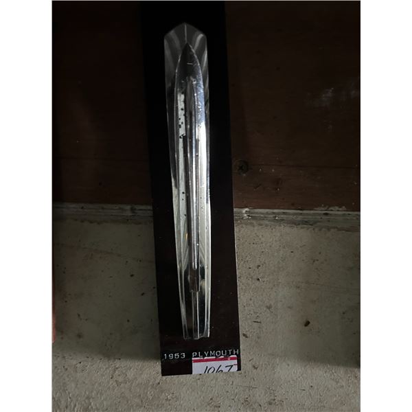 1953 Plymouth hood ornament