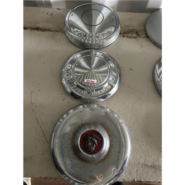 3 Hubcaps- Pontiac, Oldsmobile etc. Selling all together