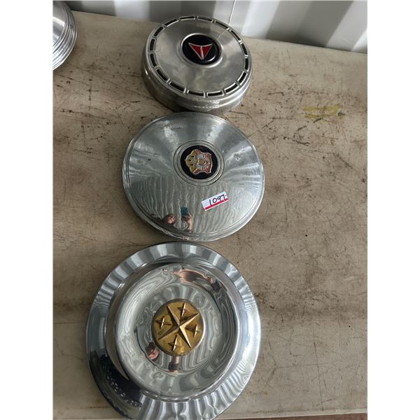 3 Hubcaps, selling together