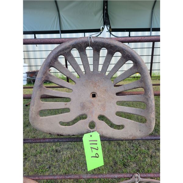 Cast iron seat