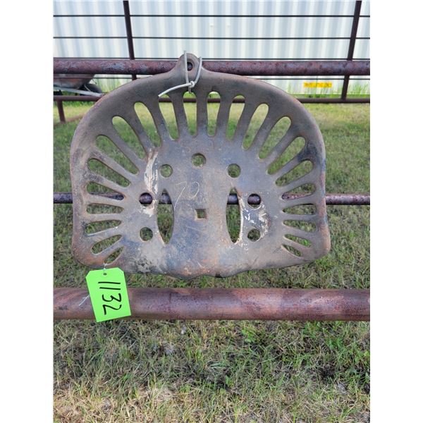 Cast iron seat
