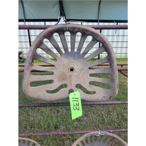 Cast iron seat