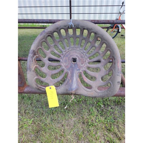 Cast iron seat