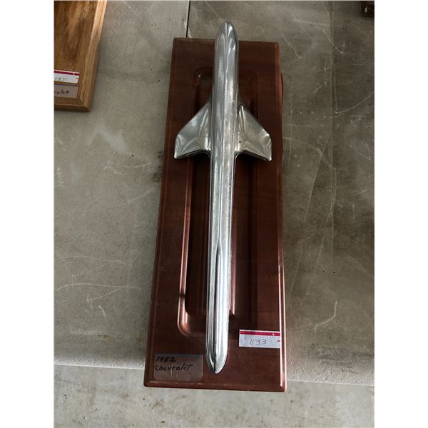 1952 Chev hood ornament