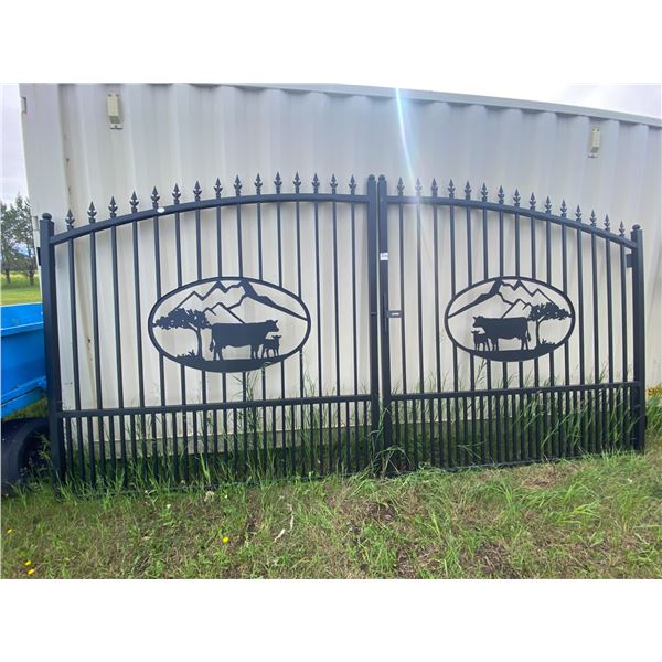 2- 82" steel gates, as new
