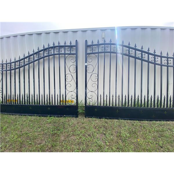 2-116" steel gates, as new