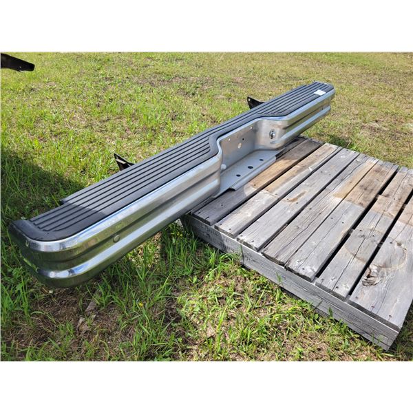 1992 rear Dodge chrome bumper.