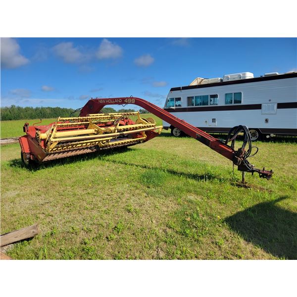 N.H 499 Hydraswing haybine, needs repair, SN: 590266