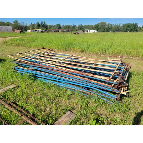 12 panels, some bent, 10 1/2ft, selling together