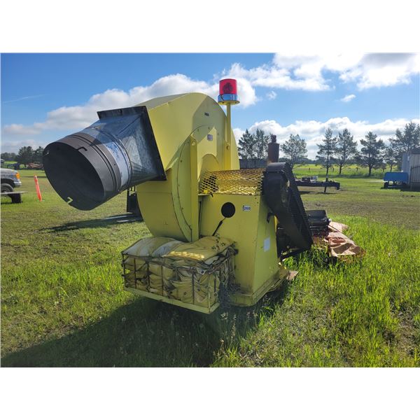Mill Exhauster Blower 4cyl Ford- Rockford PTO c/w qty of weights, machine swivel's, this blower unit