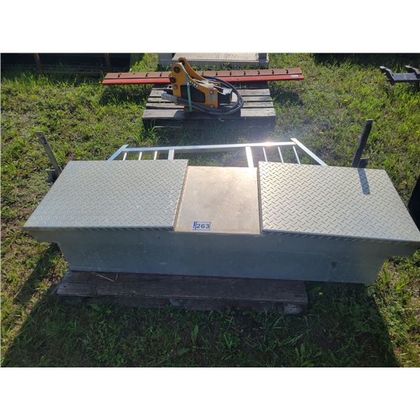 Alum tool box & headache rack