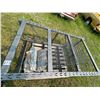 Image 6 : Grey metal shelf unit