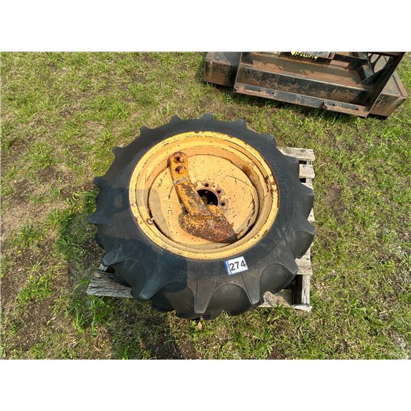 11.2 x 24 tire & 8 hole rim