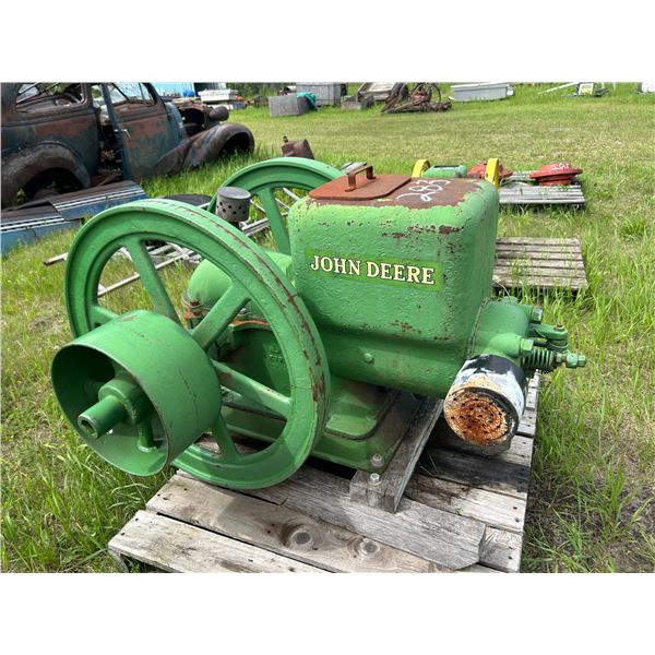 JD 6 HP Stationary, turns over, will run