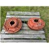 Image 1 : 2 Case tractor hubs