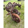 Image 1 : Single bottom breaking plow, missing one wheel