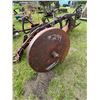 Image 3 : Single bottom breaking plow, missing one wheel