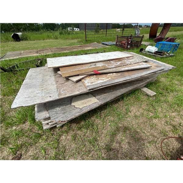1 lift of plywood