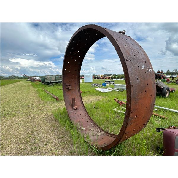 Approx 8ft steel wheel
