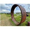 Image 1 : Approx 8ft steel wheel