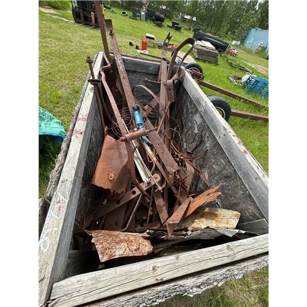 Crate full of steel