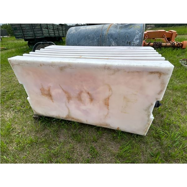 White Poly tank, approx. 300 gallons