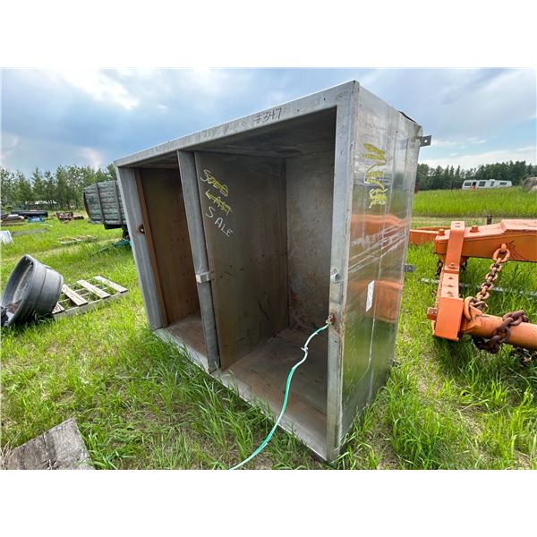 Stainless tank, no holes