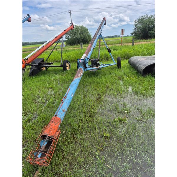 Blue auger c/w Kohler motor, has not been run for years