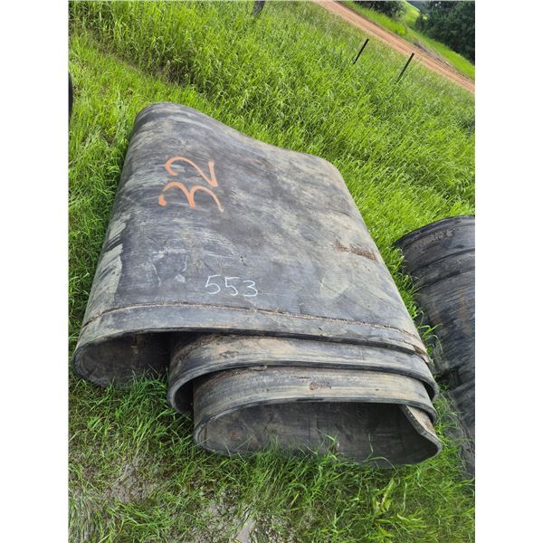 Approx. 32 ft. of Heavy rubber, approx. 1 1/2 inch thick