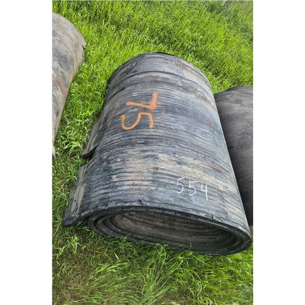 Approx. 75 ft. of Heavy rubber, approx. 1 1/2 inch thick