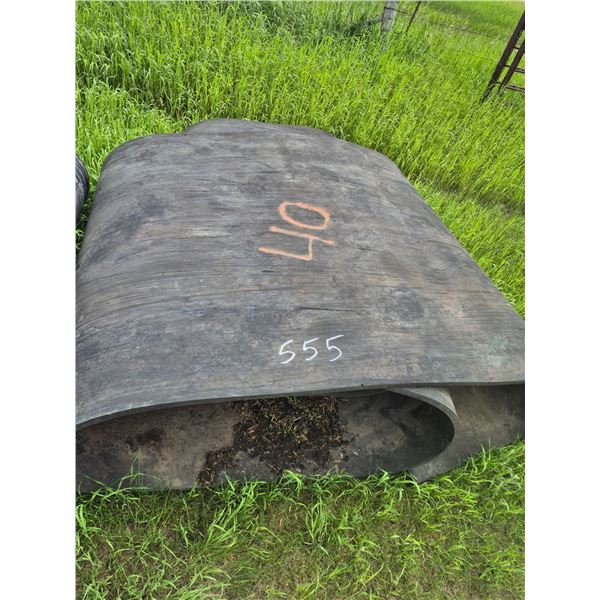 Approx. 40 ft. of Heavy rubber, approx. 1 1/2 inch thick