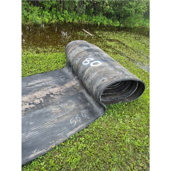 Approx. 80 ft. of Heavy rubber, approx. 1 1/2 inch thick