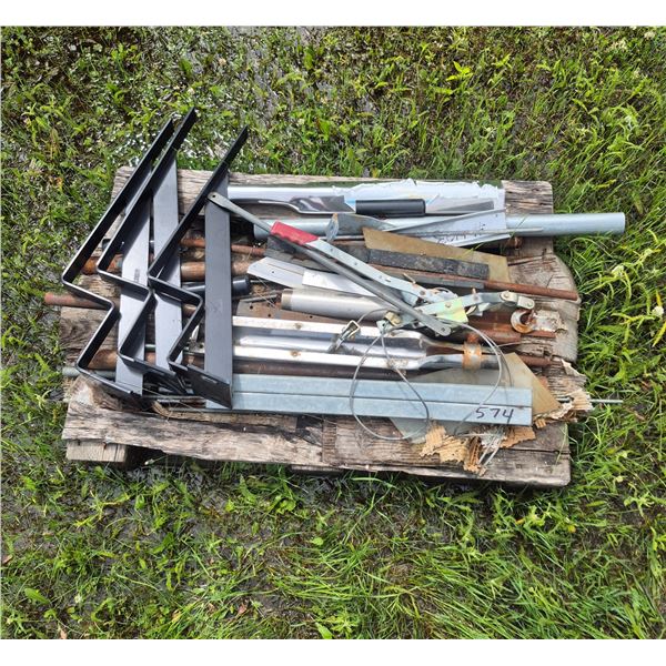 Com-a-long, mud flap brackets, steel step frames