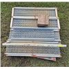 Image 1 : Approx 15 various metal gratings