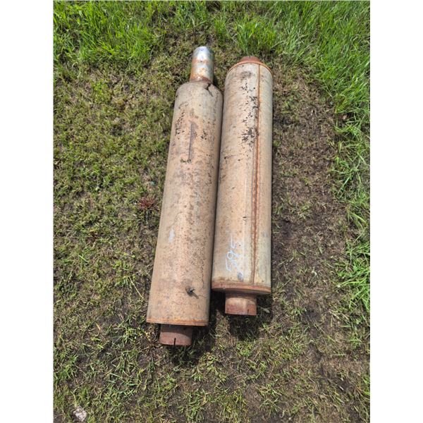 2 - 5 ft mufflers