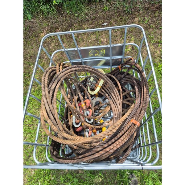 tote c/w cable slings